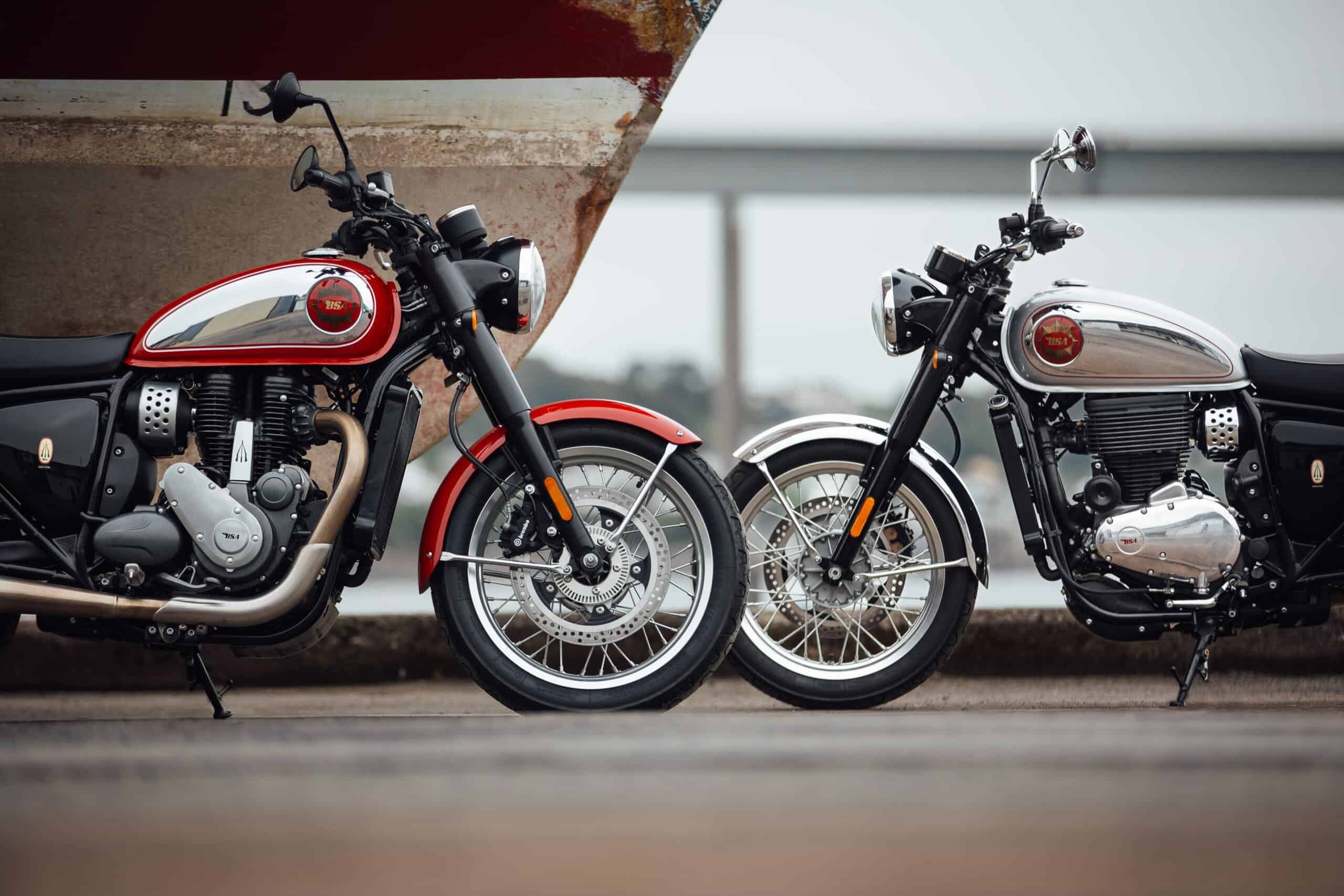 BSA Motorcycles bij JFB Motoren